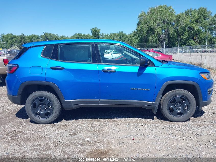 2021 Jeep Compass Sport VIN: 3C4NJDAB9MT537341 Lot: 39689290