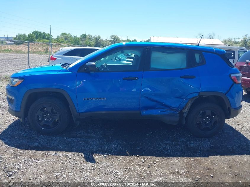 2021 Jeep Compass Sport VIN: 3C4NJDAB9MT537341 Lot: 39689290