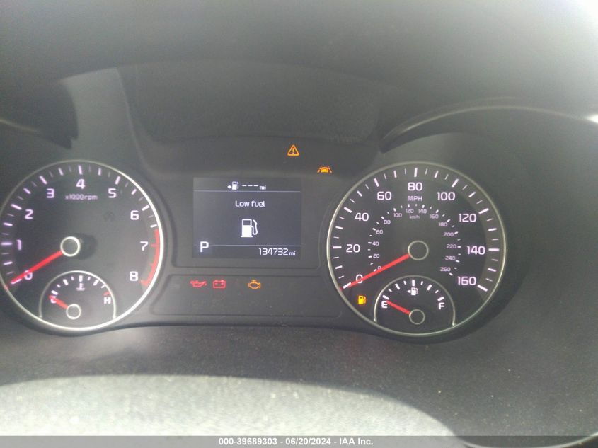 2019 Kia Optima Lx VIN: 5XXGT4L34KG288500 Lot: 39689303