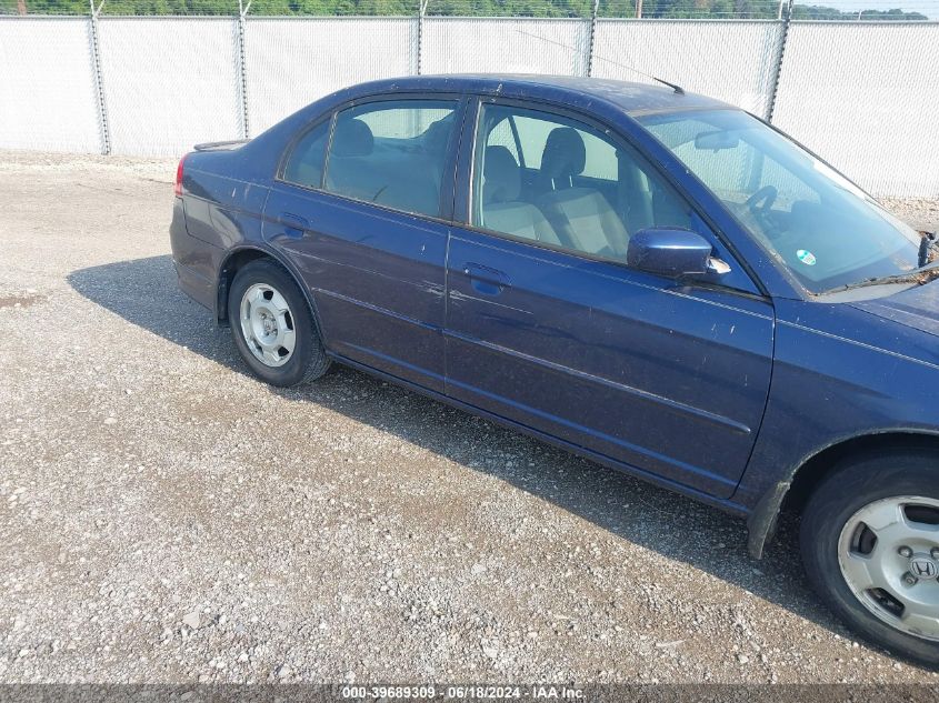 JHMES96665S012678 | 2005 HONDA CIVIC HYBRID