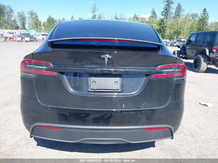 2022 Tesla Model X Dual Motor All-Wheel Drive VIN: 7SAXCAE51NF357862 Lot: 39689325