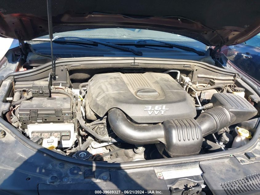 2012 Dodge Durango Sxt VIN: 1C4RDHAG5CC308516 Lot: 39689327