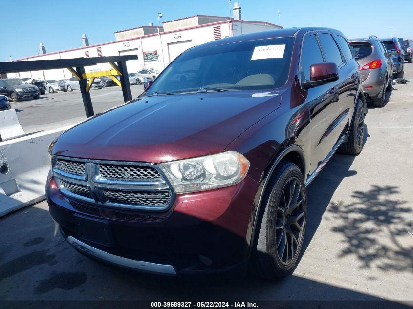 2012 Dodge Durango Sxt VIN: 1C4RDHAG5CC308516 Lot: 39689327