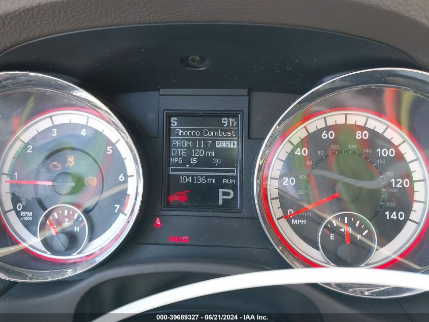 2012 Dodge Durango Sxt VIN: 1C4RDHAG5CC308516 Lot: 39689327