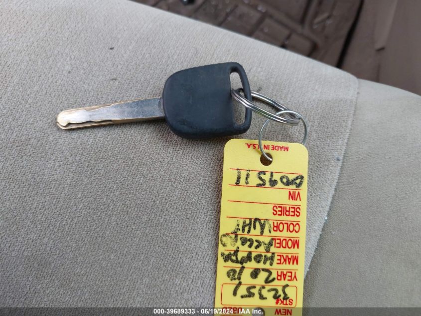 2010 Honda Accord Lx VIN: 1HGCP2F39AA009511 Lot: 39689333