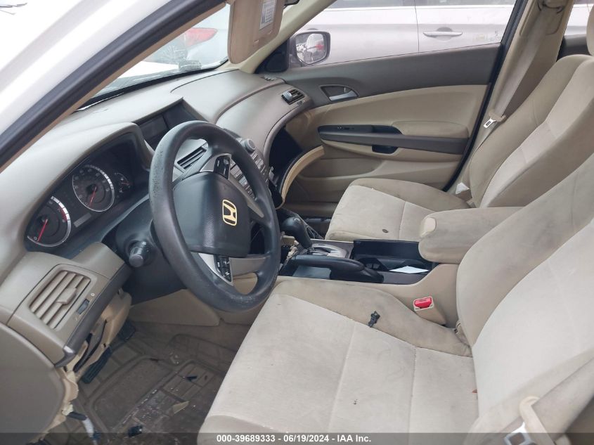 2010 Honda Accord Lx VIN: 1HGCP2F39AA009511 Lot: 39689333