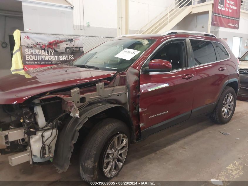 2021 Jeep Cherokee Latitude Plus 4X4 VIN: 1C4PJMLB2MD161089 Lot: 39689335