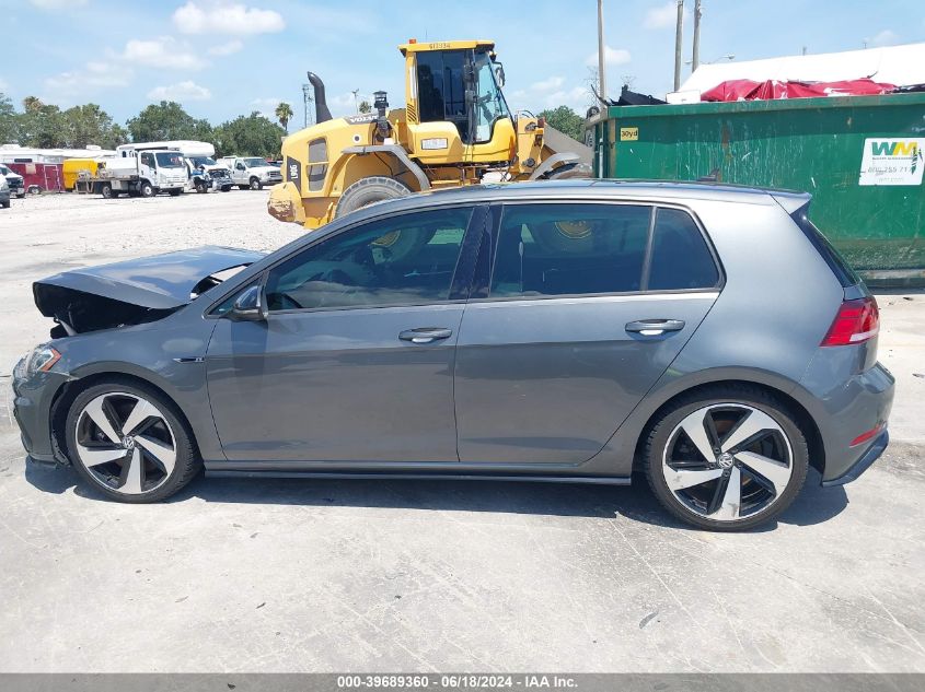 2018 Volkswagen Golf R 2.0T W/Dcc Navigation VIN: WVWWF7AU4JW185753 Lot: 39689360