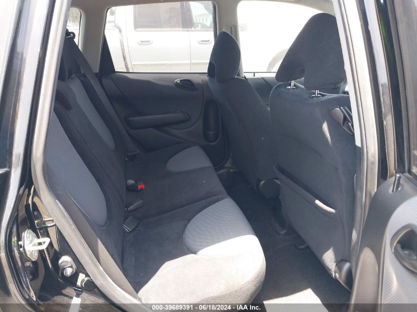 2007 Honda Fit VIN: JHMGD38467S063810 Lot: 39689391