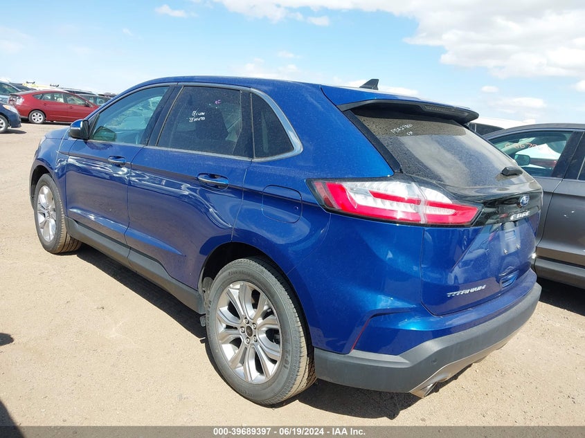 2023 Ford Edge Titanium VIN: 2FMPK4K90PBA27800 Lot: 39689397