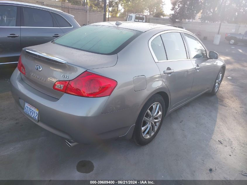 2008 Infiniti G35 Journey VIN: JNKBV61E78M218172 Lot: 39689400