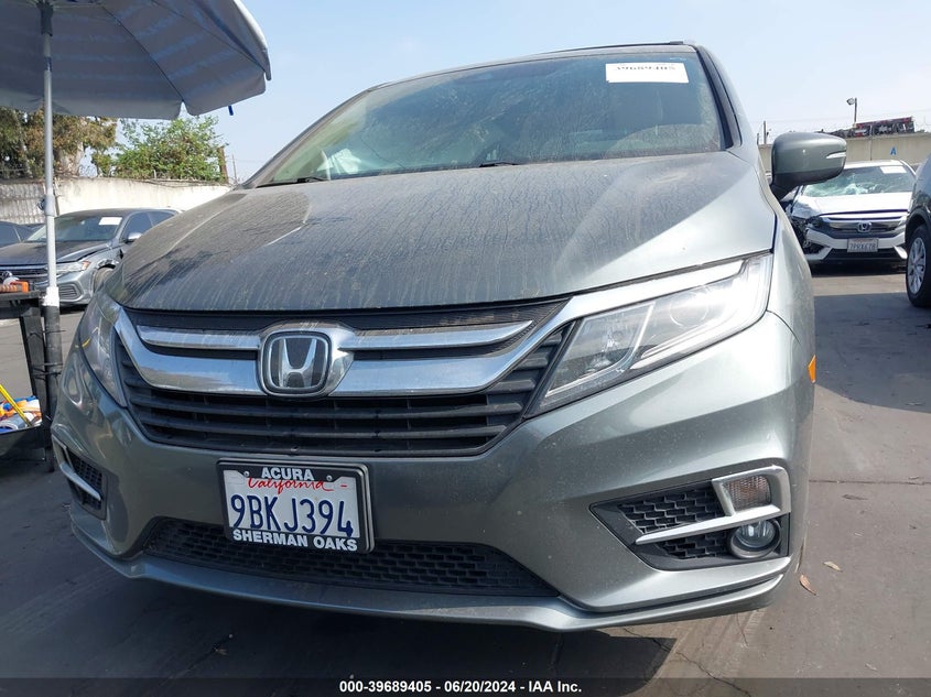 2018 Honda Odyssey Ex-L VIN: 5FNRL6H74JB020001 Lot: 39689405