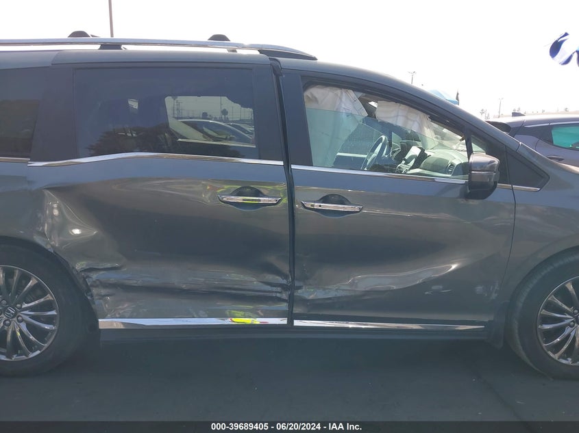 2018 Honda Odyssey Ex-L VIN: 5FNRL6H74JB020001 Lot: 39689405