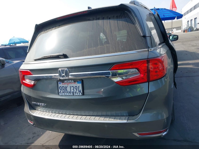 2018 Honda Odyssey Ex-L VIN: 5FNRL6H74JB020001 Lot: 39689405