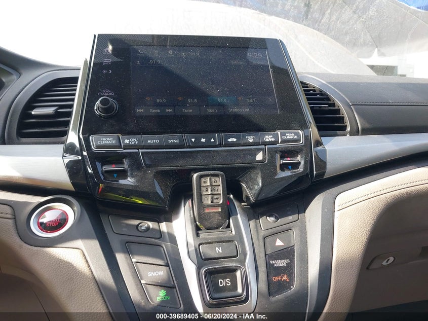 2018 Honda Odyssey Ex-L VIN: 5FNRL6H74JB020001 Lot: 39689405