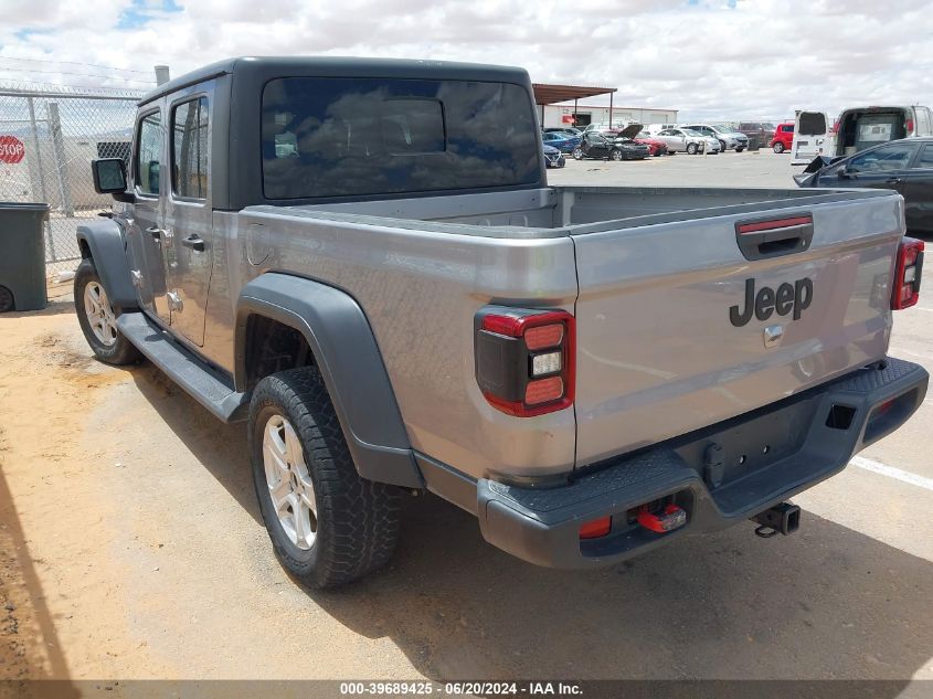 2020 Jeep Gladiator Sport VIN: 1C6HJTAG7LL164062 Lot: 39689425