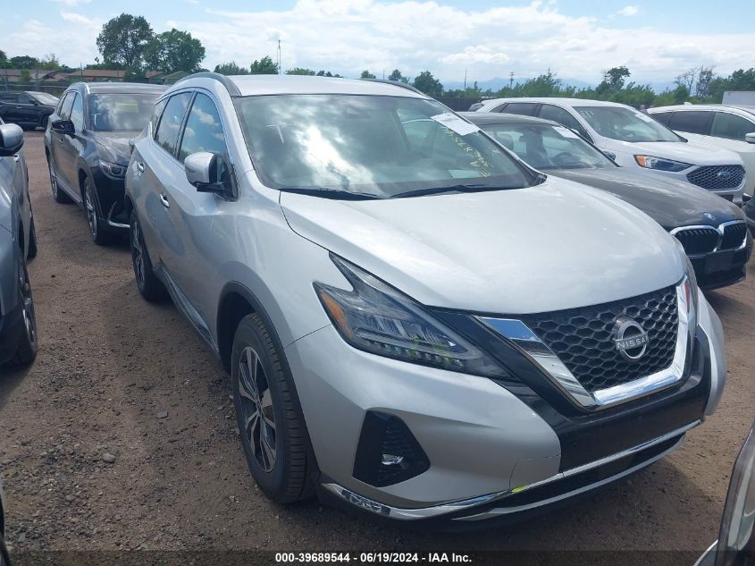 2023 Nissan Murano Sv Intelligent Awd VIN: 5N1AZ2BS6PC109054 Lot: 39689544