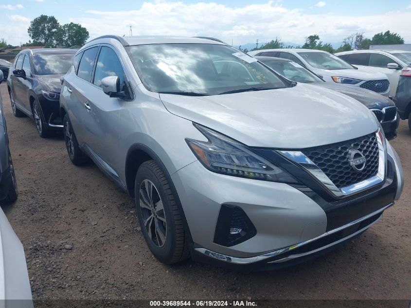 2023 Nissan Murano Sv Intelligent Awd VIN: 5N1AZ2BS6PC109054 Lot: 39689544