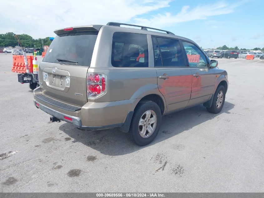 2008 Honda Pilot Vp VIN: 5FNYF18298B050437 Lot: 39689556