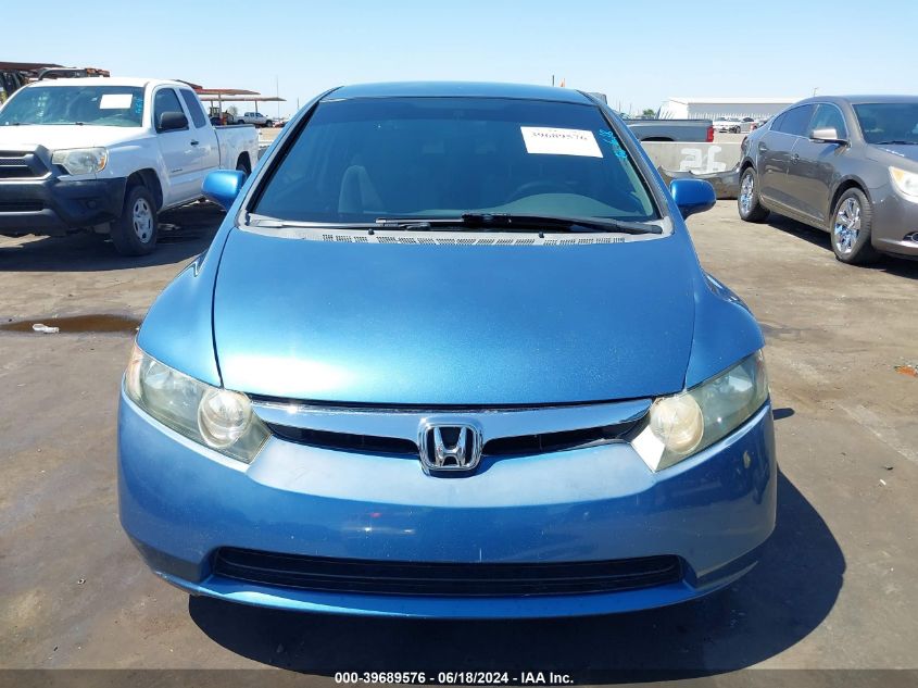 2007 Honda Civic Lx VIN: 1HGFA16527L001449 Lot: 39689576