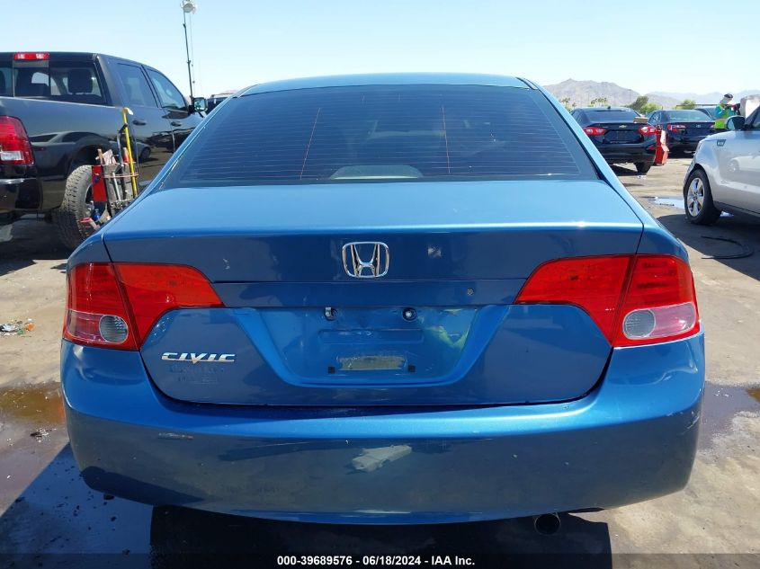 2007 Honda Civic Lx VIN: 1HGFA16527L001449 Lot: 39689576