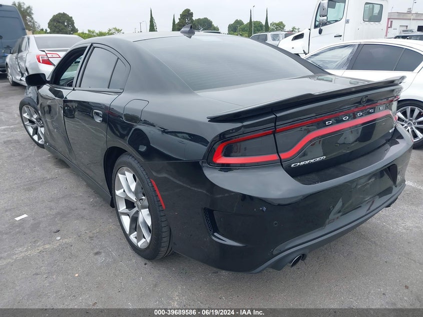 VIN 2C3CDXHG3LH163063 2020 DODGE CHARGER GT RWD