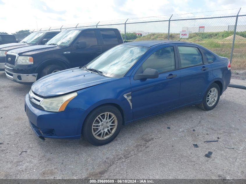 2008 Ford Focus Se/Ses VIN: 1FAHP35N28W295623 Lot: 39689589