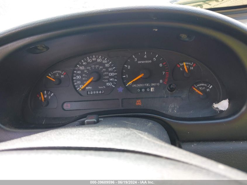 1998 Ford Mustang Gt VIN: 1FAFP45X4WF243129 Lot: 39689596