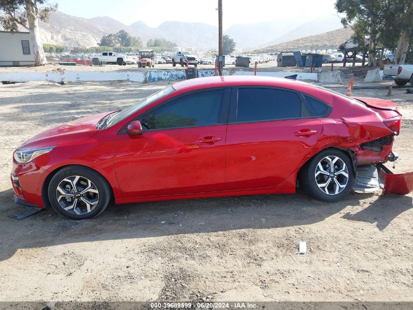 2021 Kia Forte Lxs VIN: 3KPF24AD8ME324453 Lot: 39689599