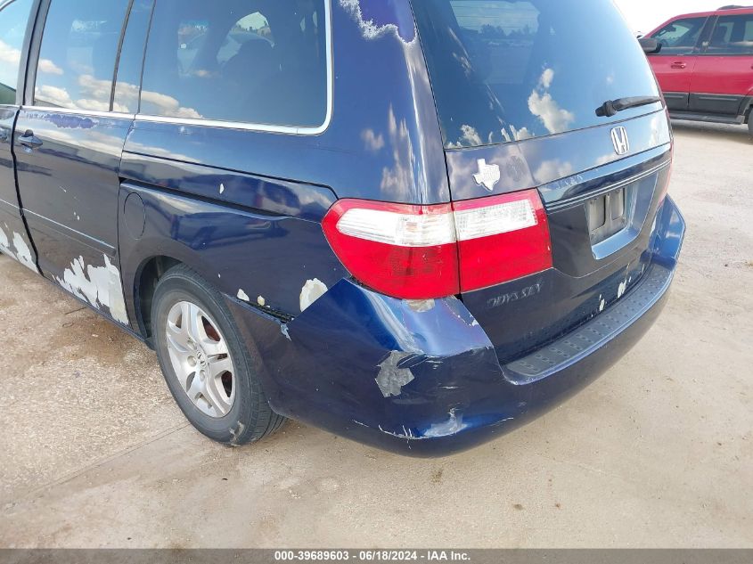 2007 Honda Odyssey Ex-L VIN: 5FNRL38737B060044 Lot: 39689603