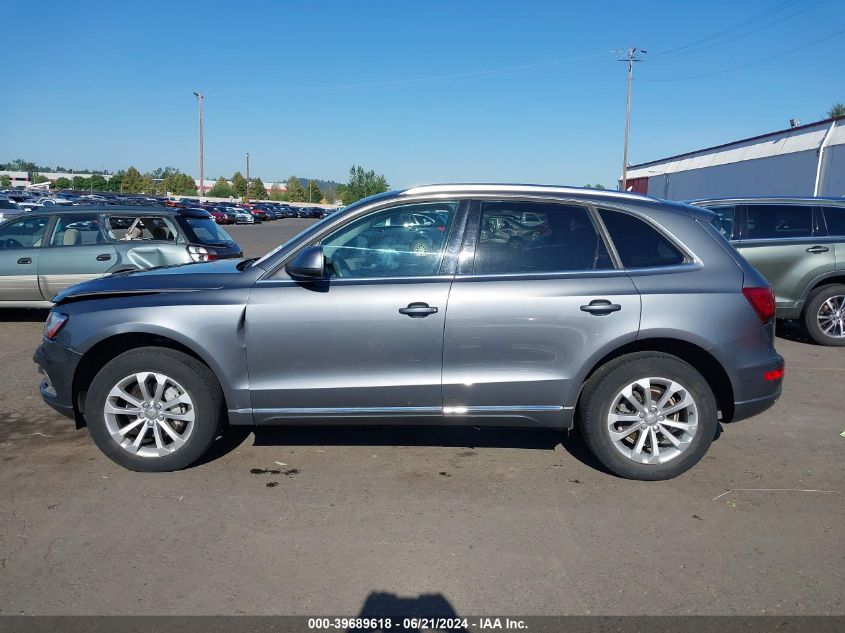 2013 Audi Q5 2.0T Premium VIN: WA1LFAFP0DA043849 Lot: 39689618