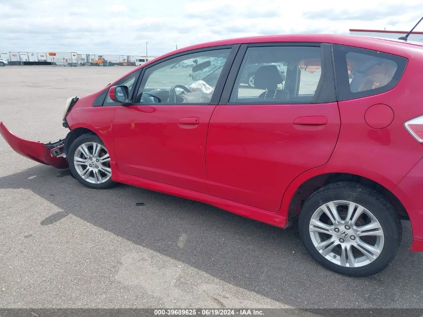 2010 Honda Fit Sport VIN: JHMGE8G40AC033232 Lot: 39689625