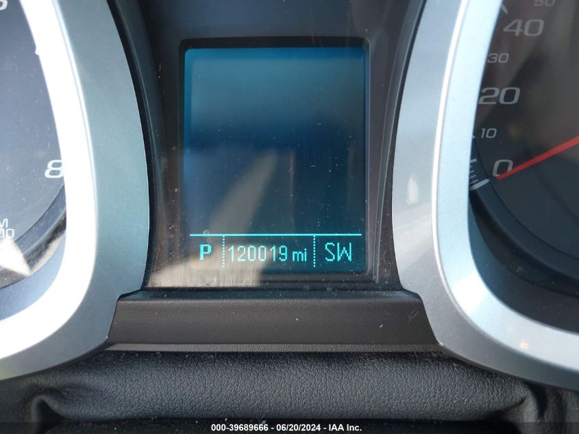 2012 Chevrolet Equinox Ltz VIN: 2GNFLGE51C6110072 Lot: 39689666