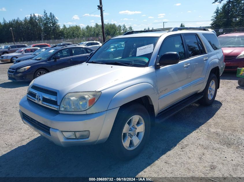 2005 Toyota 4Runner Sr5 V6 VIN: JTEBU14R358045207 Lot: 39689732