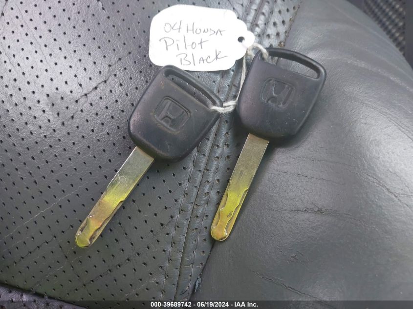 2004 Honda Pilot Ex-L VIN: 2HKYF18544H532724 Lot: 39689742