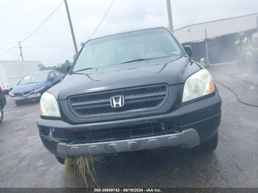 2004 Honda Pilot Ex-L VIN: 2HKYF18544H532724 Lot: 39689742