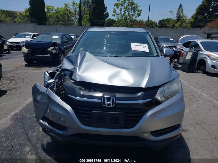 2018 Honda Hr-V Lx VIN: 3CZRU5H36JG701771 Lot: 39689769