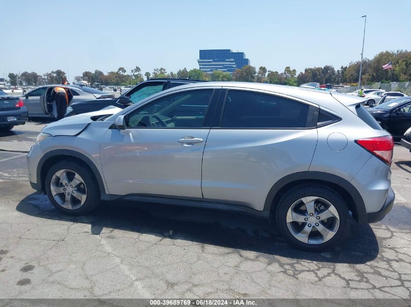 2018 Honda Hr-V Lx VIN: 3CZRU5H36JG701771 Lot: 39689769