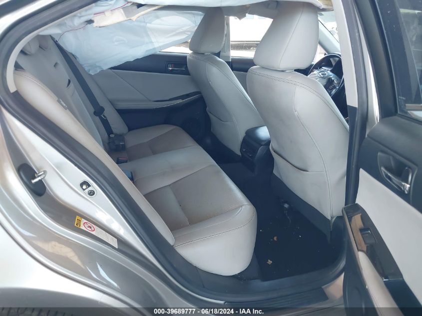 2015 Lexus Is 250 VIN: JTHBF1D22F5076158 Lot: 39689777