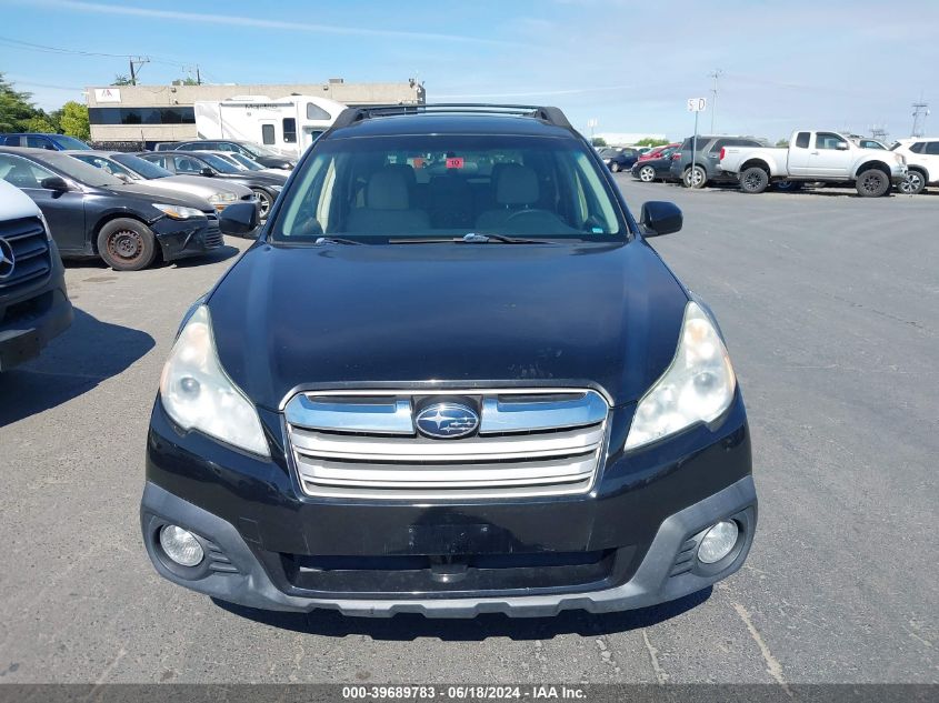 2013 Subaru Outback 2.5I Premium VIN: 4S4BRBCCXD1201139 Lot: 39689783