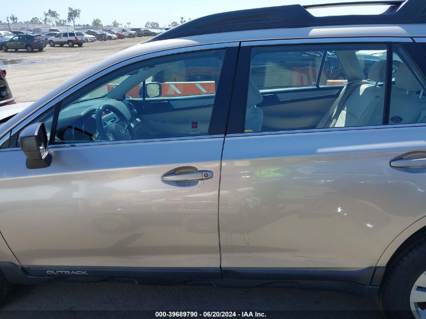 2017 Subaru Outback 2.5I VIN: 4S4BSAAC5H3202632 Lot: 39689790