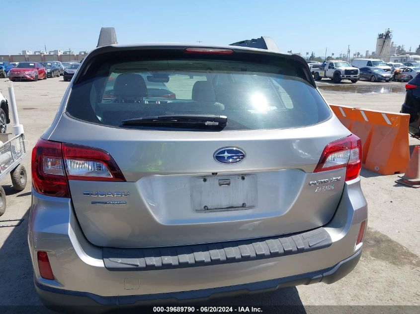 2017 Subaru Outback 2.5I VIN: 4S4BSAAC5H3202632 Lot: 39689790