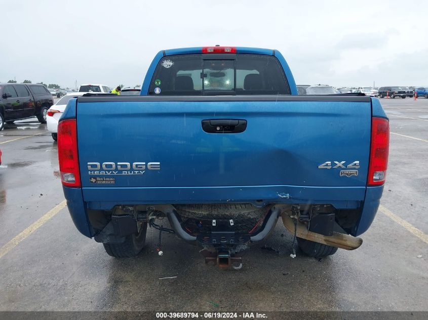 2003 Dodge Ram 2500 Slt/Laramie/St VIN: 3D7KU28613G813824 Lot: 39689794