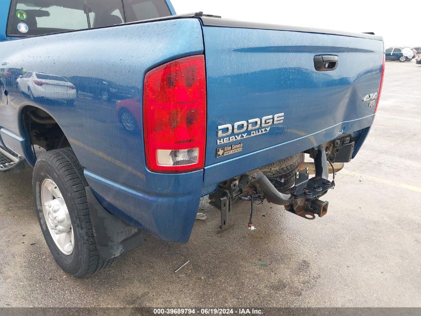 2003 Dodge Ram 2500 Slt/Laramie/St VIN: 3D7KU28613G813824 Lot: 39689794