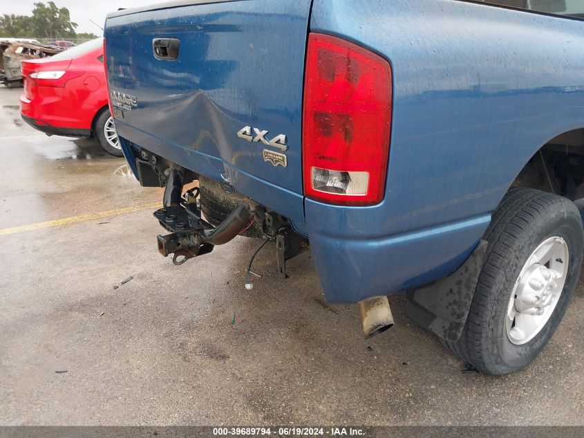 2003 Dodge Ram 2500 Slt/Laramie/St VIN: 3D7KU28613G813824 Lot: 39689794