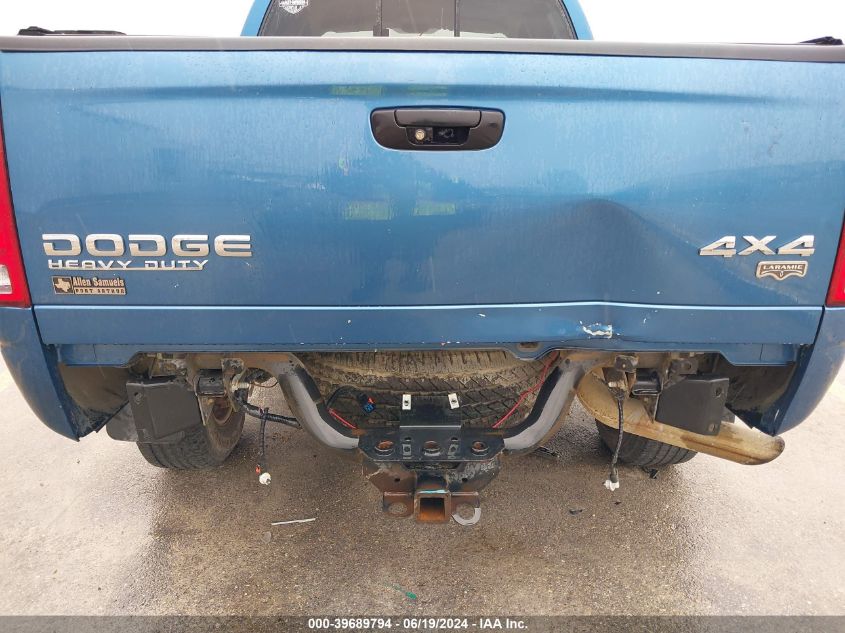 2003 Dodge Ram 2500 Slt/Laramie/St VIN: 3D7KU28613G813824 Lot: 39689794