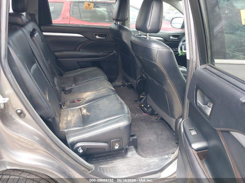 2016 Toyota Highlander Xle VIN: 5TDKKRFH0GS501160 Lot: 39689795