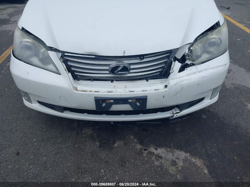 2011 Lexus Es 350 350 VIN: JTHBK1EG2B2465013 Lot: 39689807