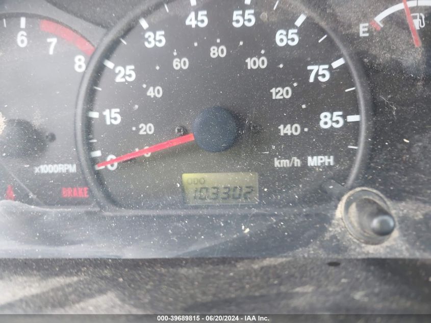 1999 Chevrolet Tracker VIN: 2CNBJ1863X6925793 Lot: 39689815