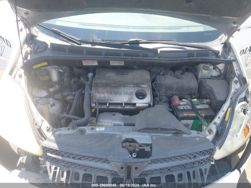 2004 Toyota Sienna Xle/Xle Limited VIN: 5TDZA22CX4S206999 Lot: 39689848